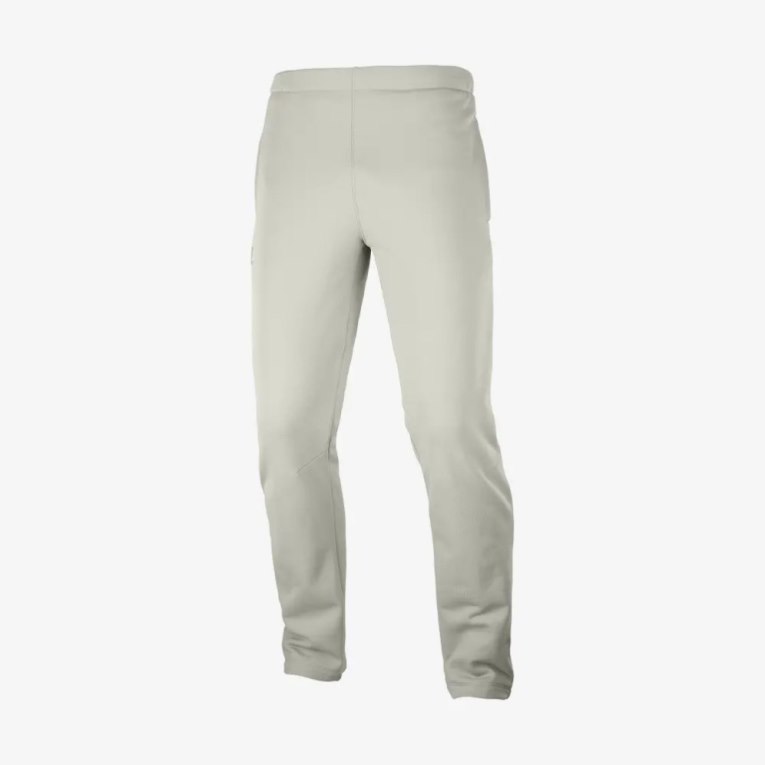 Pantalones Deportivos Salomon Essential Warm Fleece Hombre Grises Claro | MX CDYV379